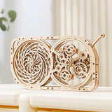 Mechanical Kinetic Centrifuge Art 3D Wooden Puzzle Model Kit Elegant DIY Gift Model