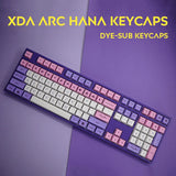 122 keys Hana Keycap ARC XDA Profile Dye-subbed PBT Key Caps Set for Cherry keeb Model