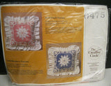#0475  PEACH   FANTASY PILLOW KIT  BY THE CREATIVE CIRCLE 1985 SEALED KIT  NEW!! Model