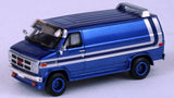 Brekina 1983 GMC Vandura Custom Van - Metallic Blue 1/87 HO Scale #18253 Model
