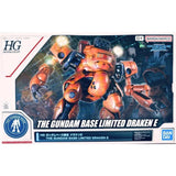 BANDAI SPIRITS HG Gundam Base Limited Draken E Mobile Suit Gundam 0080 Model Kit Model