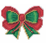MILL HILL Winter Holiday Christmas ORNAMENT Bead Cross Stitch Kit HOLIDAY BOW Model