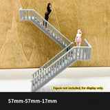 1/64 Staircase Stairs Model Unpainted Resin Diorama Accessory Building Scene Model