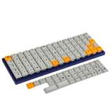 75 PCS DSA Dye Sub PBT Keycaps For Ortholinear Layout MX XD75 ID75 Keyboard Model