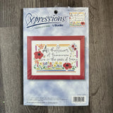 Bucilla Expressions Counted Cross Stitch Kit - Flowers of Tomorrow 42610 Model