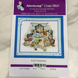 Aiorkeng Stamped Cross Stitch Kit THUMBELINA Cute 24 x 21.5" Model