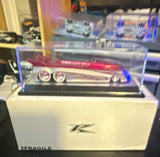 Kustomcity Certified 1:64 Diecast Car Model Red/Silver Limited Edition w/ Case Model