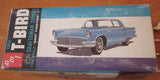 AMT 1957 Ford Thunderbird Craftsman Snap Kit # 4037 Built Unpainted in Box 60s Model