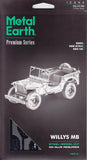 Fascinations ICONX Willys MB Overland U.S. Army Truck Metal Earth 3D Model Kit Model