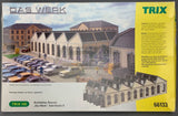 HO TRIX 66133 Architectural Kit Factory Building II Structure Kit NIB HO1506 Model