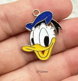 30 pcs cartoon Charms DIY Earring Keychain Jewelry Making Pendants Charms