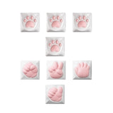 Unique 3D Cat Claw Keycaps Customizable Gaming Colorful Keycaps DIY Decoration Model