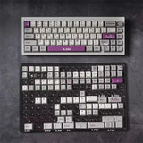Greek 147 Key For Mechanical Keyboard DIY Milk Purple Keycaps PBT Profile Dye Model