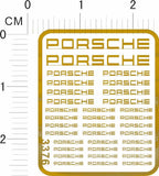 chrome(metal) decals baoshijie for different scales model kits (golden) 3376 Model
