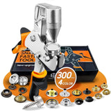 Snap Fastener Tool, Snap Kit with Tool, Canvas Snap Tool with 300 Pcs Boat Model