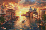 Sunset in Venice 2 - Counted Cross Stitch Kits Needlework Embroidery DIY Model
