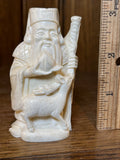 Antique Oriental Chinese Asian Figurine Statue Scholar Decor Display Man Art (A) Model