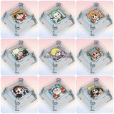 Anime ONE PIC Novel Transparent Zoro Cute Nami Clear Keycaps for MX Keyboard Model