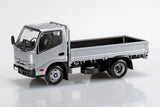 Aoshima Rakupla Snap Kit 1/32 Hino Dutro flatbed truck silver Painted JP 17011 Model