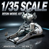 1/35 Sci-Fi Hovercraft Resin GK Model Kit Unassembled Unpainted Miniature Model