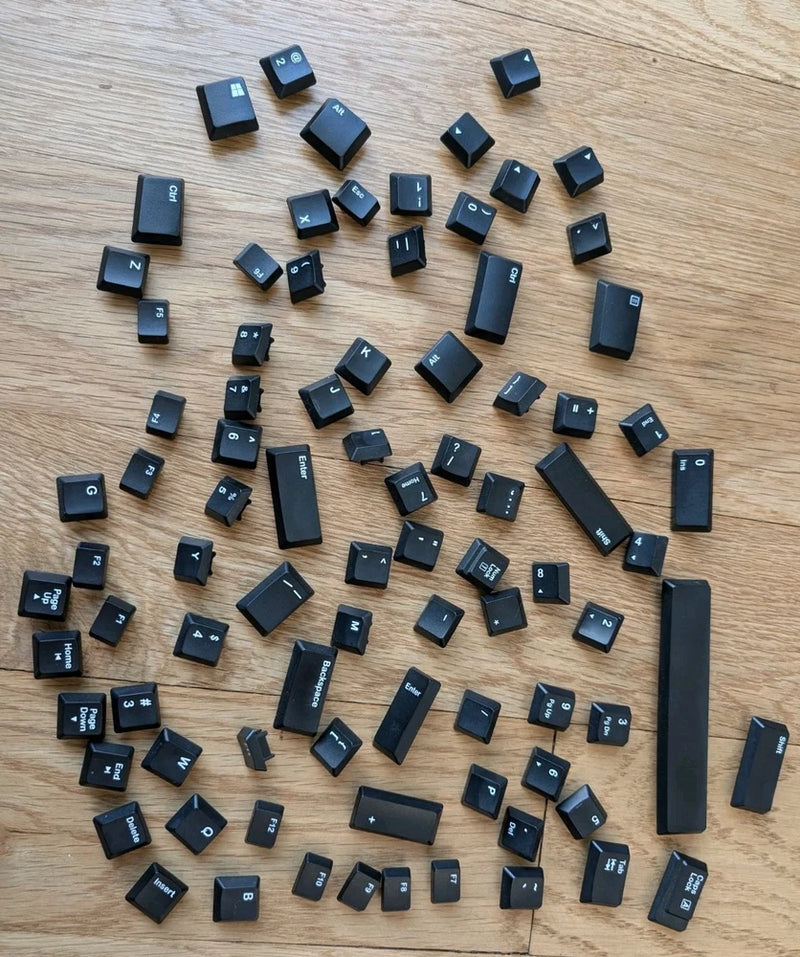 Replacement Keycaps Key Cap For Logitech K270 Wireless Keyboard - Circular Back Model