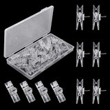 50 Pieces Push Pin Clips for Cork Board Plastic Pushpin Tacks Thumbtacks Clothes Model