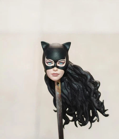 1:6 1:12 1:18 Female Head Sculpt Batgirl Women For 12'' 6'' 3.75'' Female Body Model