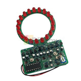 Ring Shaped Gradient LED Water Lamp DIY Electronic Kit 20 LEDs Flowing lights Model