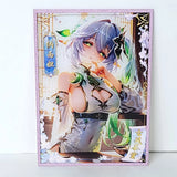 Nahida Pink Glitter Window Waifu Card Anime Girl Wall Art Oversized Board A5 Model