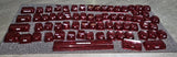 High Ground Key Caps for Keyboard Red New Model