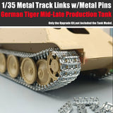 1/35 Scale German Panther Later Version Tank Model Metal Track Links w/Metal Pin Model