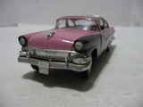 AMT/ERTL Pink/Black 1956 Ford Victoria 1/25 Scale Built Model Kit #2156 Model