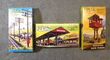 3 HO Scale ATLAS Building Kits  Elevated Tower #701 + Platform #706 + Poles #775 Model