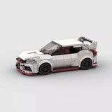 MOC Car Brick Works White Honda Civic Type R Building Block Model Kit Toy 360Pcs Model