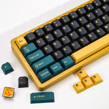 MarrsGreen PBT Double Shot Keycap Set 176 Keys Dark Green Cherry Profile Model