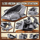 1/35 Armored Vehicle Weapon Station Resin Upgrade Kit Unpainted No Figure Model