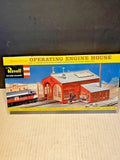 1960`s REVELL OPERATING 2 STALL ENGINE HOUSE HO SCALE BUILDING KIT #T-9028 NIB Model