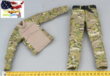 1/6 combat soldier uniform for 12