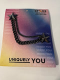Authentic Crocs Jibbitz Punk Star Chain Shoe Charm Charms