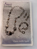 Annie's Simply Beads Kit Chain Maille Agate Jewelry DIY Kit BD072 Model
