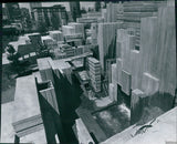 1977 Freeway Park Boards Water Fall Trees Building People Photo 8x10 Model