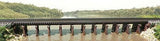 BTS Models 17144 O Scale Wood Estuary Railroad Trestle Laser-Cut Wood Model