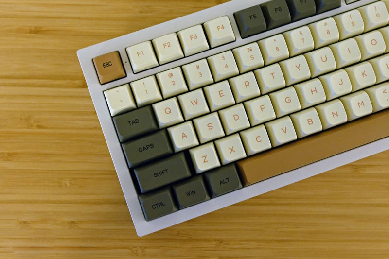 Minimalist Cafe Coffee Theme Keycap Set for Mechanical Keyboard Model