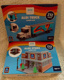 Set of both ALDI Play Building Block Store & Shipping Truck Kits NEW Compatible Model