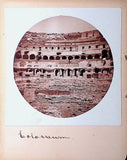 Antique board Photograph  Antique Colosseum Rome Board Image Historical Decor Model