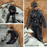1/35 Resin Figure Model Kit WWII German 3 Tank Crew Unassembled Unpainted Model