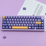 Elder God Priest Purple PBT Keycap Set Cherry Profile Dye Sub Key Caps Model