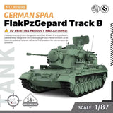 MRY-SFW SS87699 1/87 Military Model Kit German FlakPzGepard 1A2 SPAA Track B Model