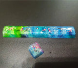 Pond Landscape Handmade Keycap 6.25X 1X Resin Keycap New For Cherry MX Keyboard Model