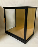 Vintage Japanese Display Glass Case Frame Doll Figurine Geisha H14.5 W14.3in Model